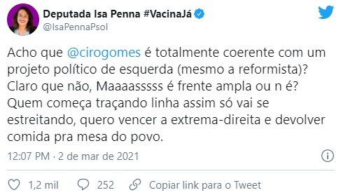 Haddad empurra Ciro para 'direita' e é amplamente criticado