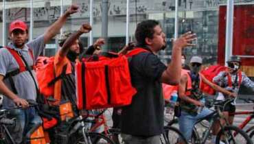 entregadores antifascistas polícia
