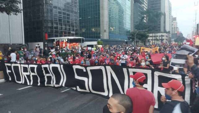 Protesto contra Bolsonaro