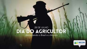 Governo homenageia agricultores com homem armado