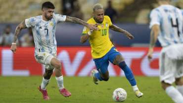 Argentina sai de campo contra o Brasil