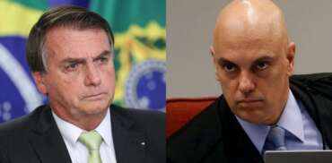 Moraes envia notícia-crime contra Bolsonaro