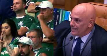 Vídeo: Em sessão no STF, Moraes diz que Palmeiras não tem Mundial