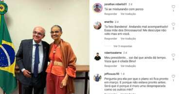 Ex-presidente do Flamengo é atacado após foto com Marina; veja