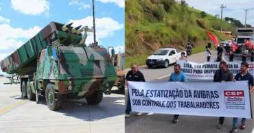 Trabalhadores da Avibras protestam e ocupam rodovia em SP; entenda