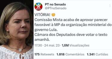 Contrafavor? PT critica e comemora aprovação de MP interministerial; veja