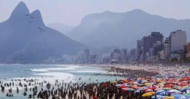 Rio bate recorde de calor com sensação térmica de 58 graus