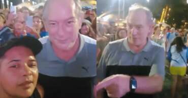 Vídeo: Ciro Gomes é ofendido em show e reage: “Deu na minha cara”